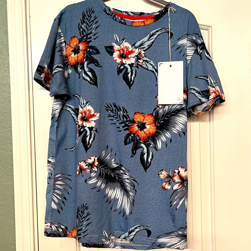 Craft + Flow Voyage Tropical Print Men’s T-Shirt